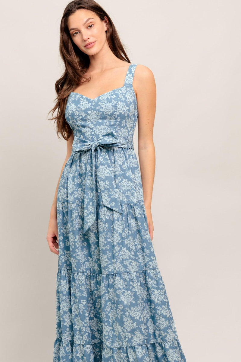 Sweetheart Floor-Length Chiffon Wedding Guest A-Line Dress Flying Tomato ID23489