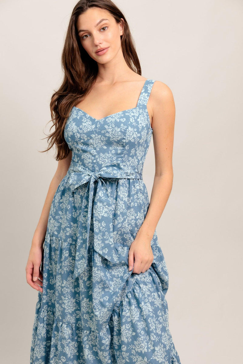 Sweetheart Floor-Length Chiffon Wedding Guest A-Line Dress Flying Tomato ID23489