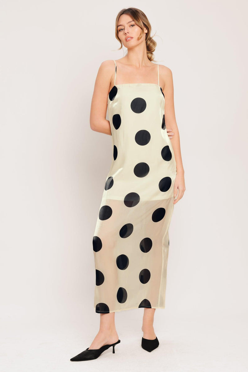 Square Neck Midi Organza Cocktail Sheath/Column Flying Tomato ID23541