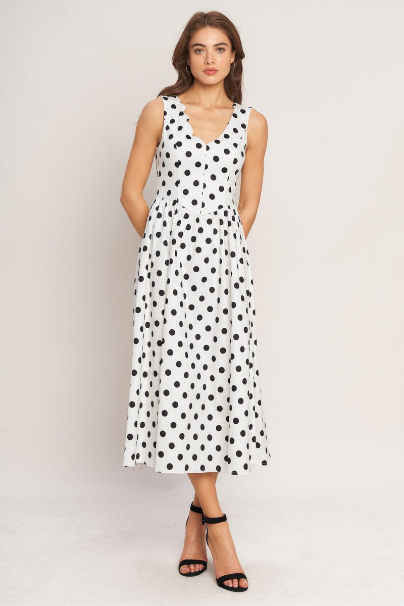 Sweetheart Midi Crepe Wedding Guest Fit & Flare Flying Tomato ID23680
