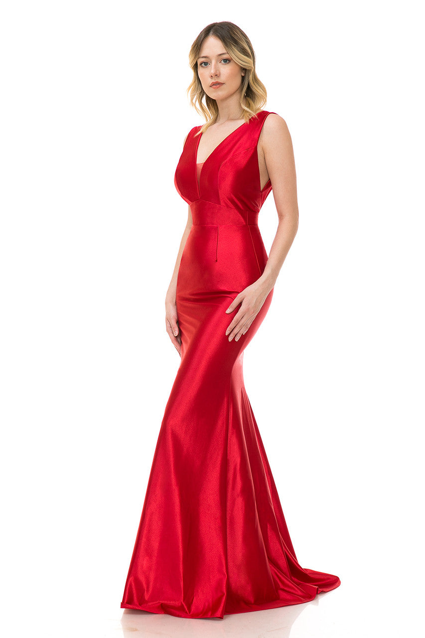 Prom Dresses Long Formal Evening Dress Lenovia 5248 Red