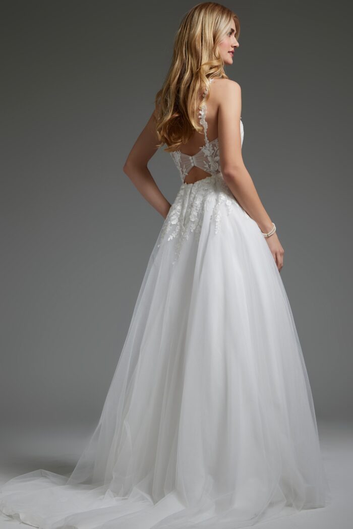 Wedding Dresses A Line Bridal Gown Beaded Wedding Dress Ivory