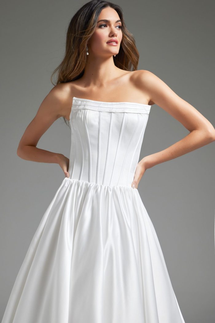 Wedding Dresses A Line Bridal Long Wedding Dress Off-White