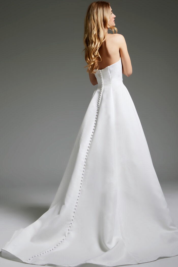 Wedding Dresses Bridal Gown A Line Long Wedding Dress Off-White