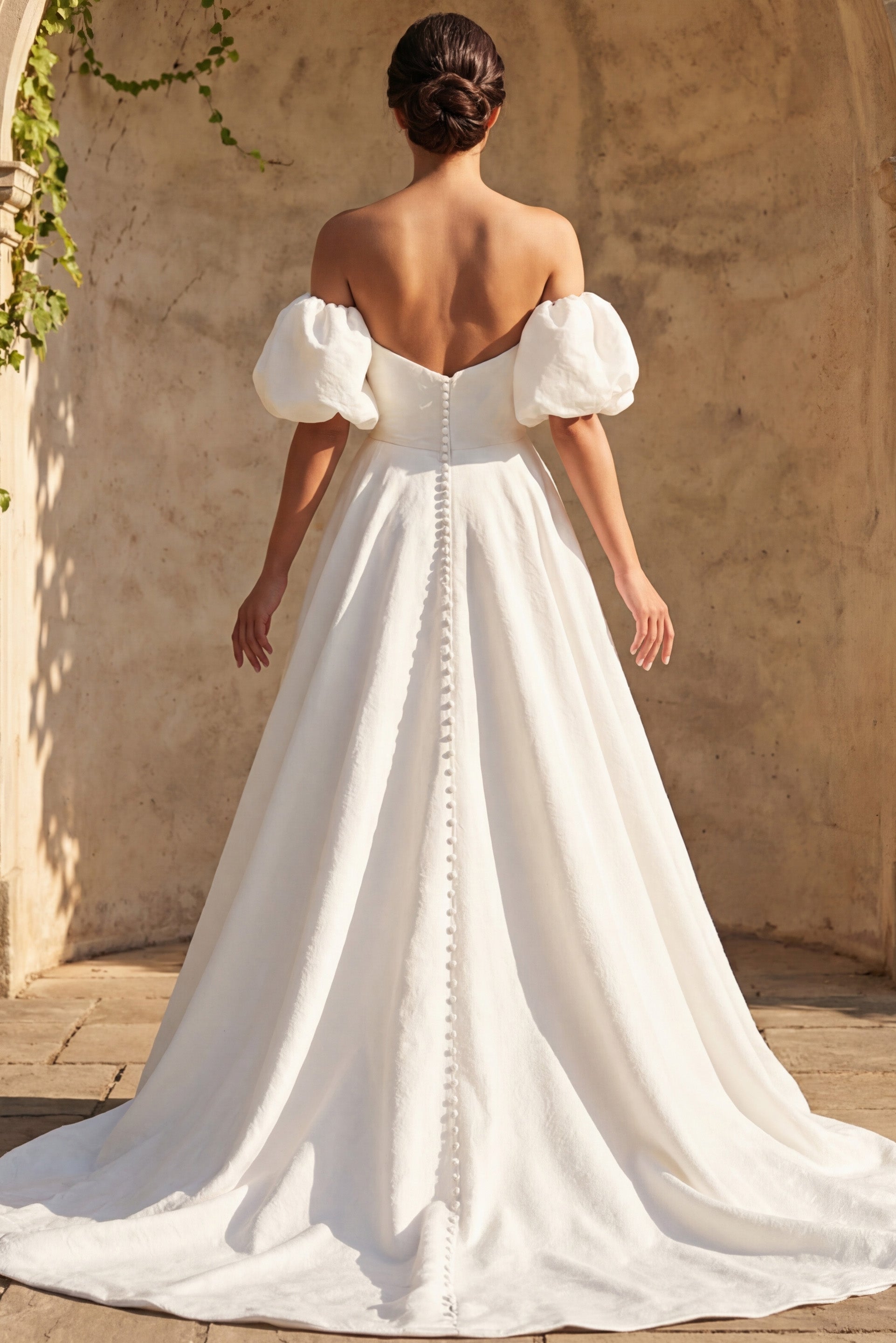 Strapless Floor-Length Organza Wedding Ball Gown Jovani JB43232