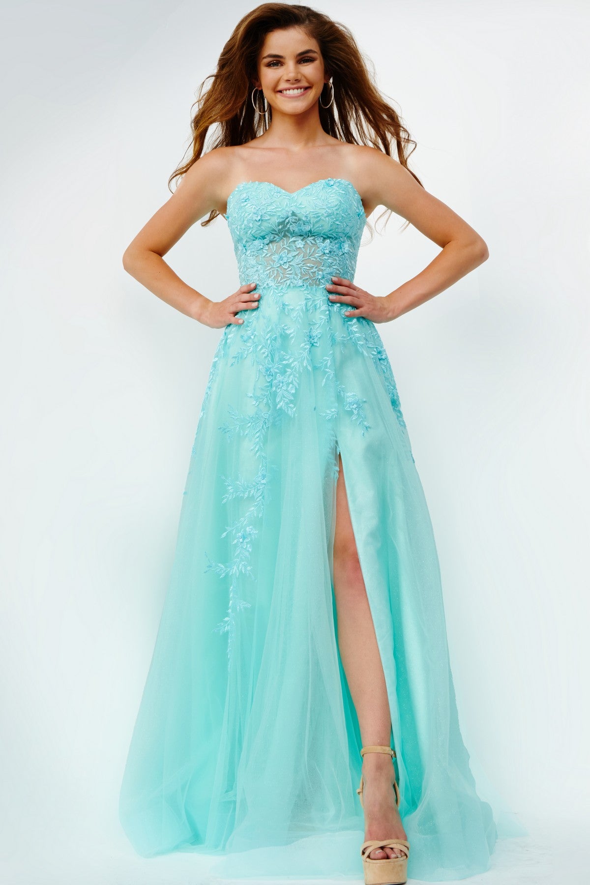 Prom Dresses Prom A Line Long Formal Prom Dress Mint