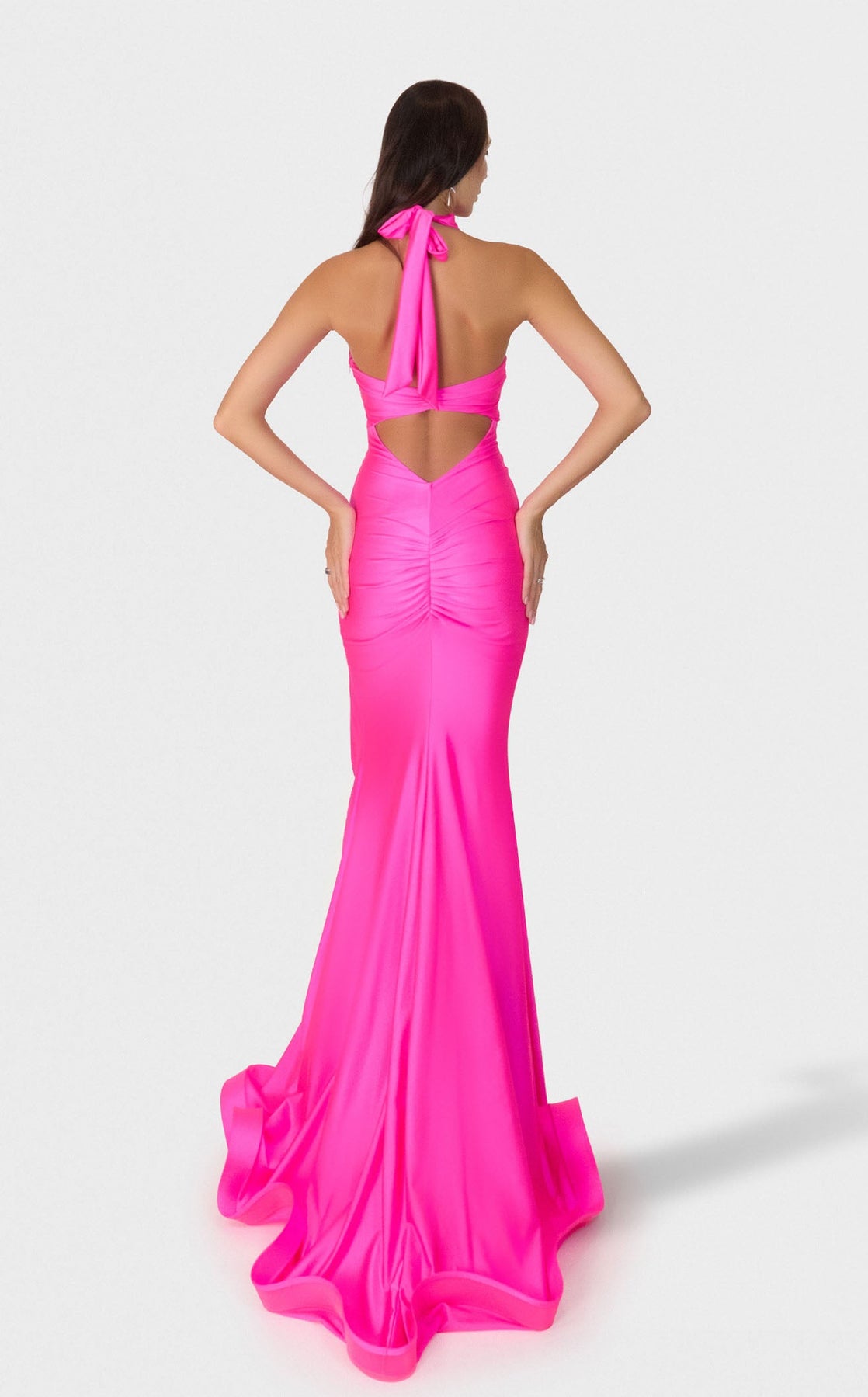 Prom Dresses Long Fitted Formal Prom Dress Fuchsia