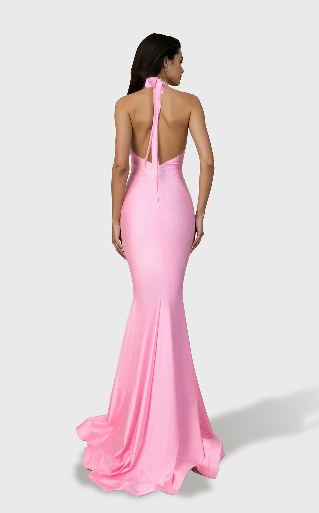 Prom Dresses Evening Fitted Long Formal Prom Dress Light Pink