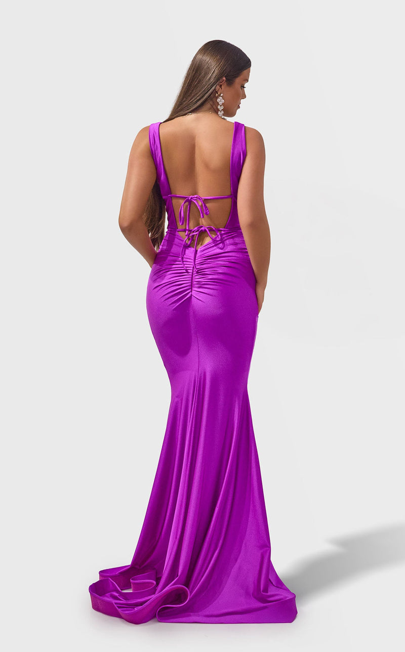 Prom Dresses Mermaid Long Formal Prom Evening Dress Orchid