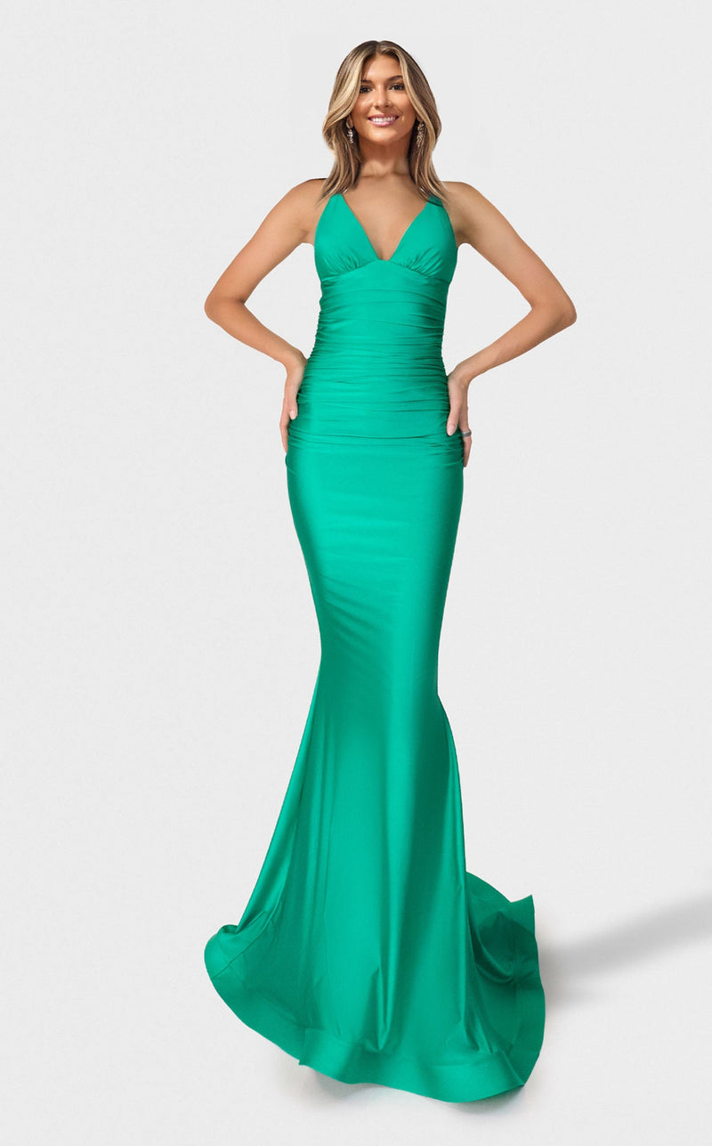 Prom Dresses Prom Long Formal Mermaid Dress Hunter