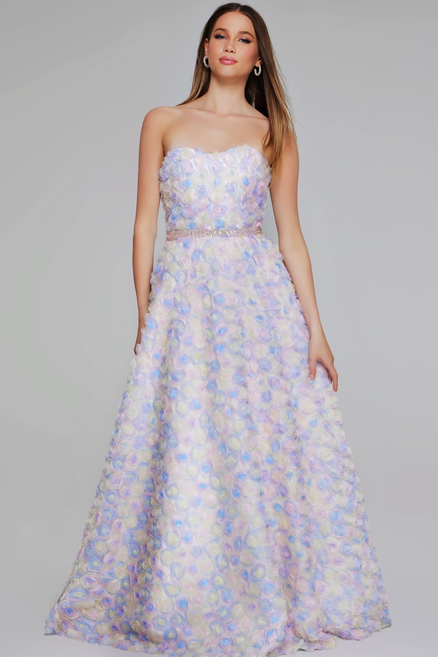 Prom Dresses Girls Dresses Prom Formal Beaded Long Ball Gown Multi