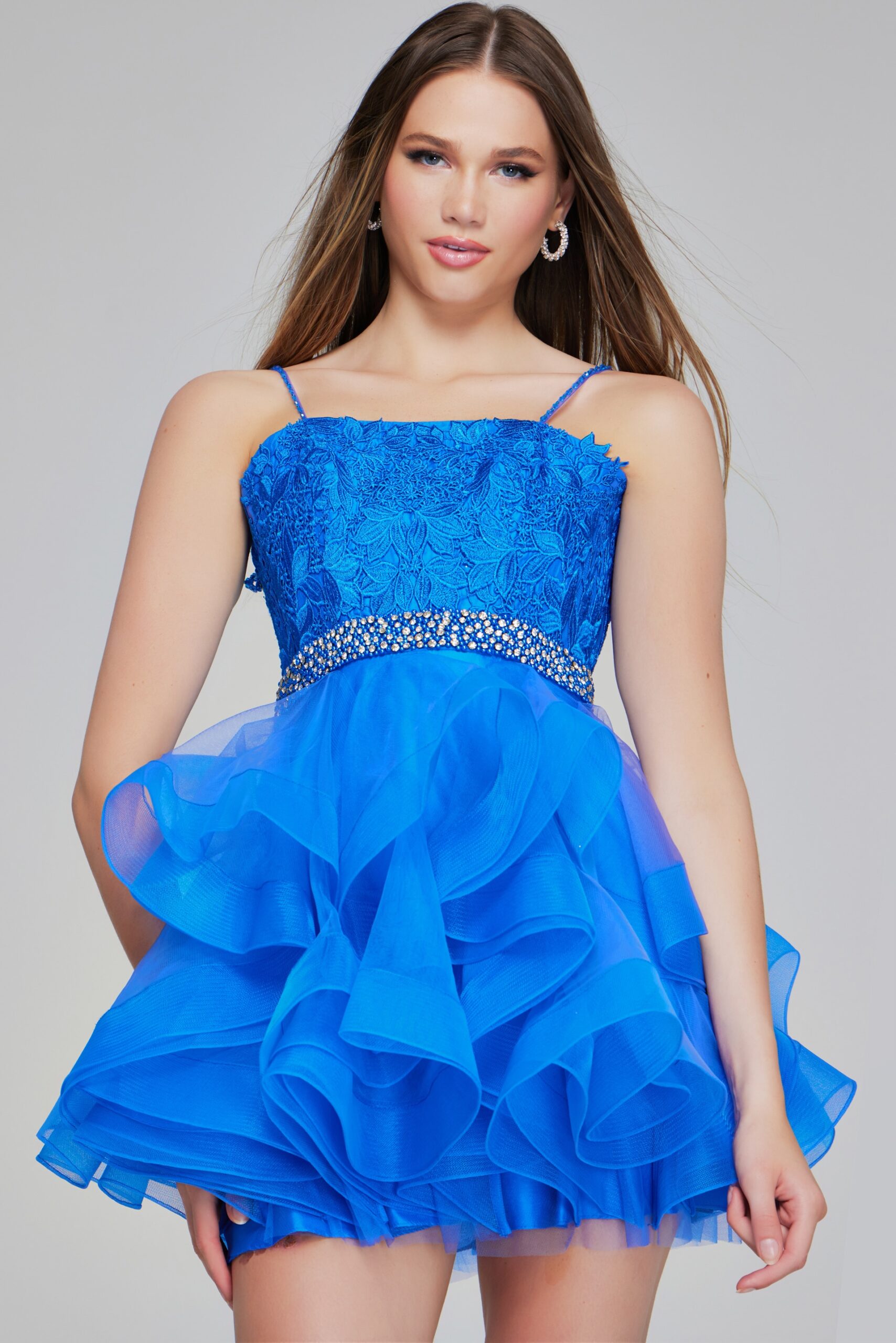 Prom Dresses Homecoming Short Beaded Cocktail Girls Dresses Cobalt