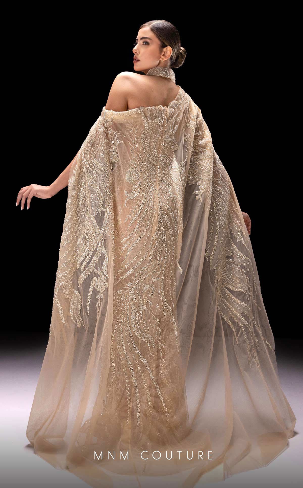 Mother of the Bride Dresses Fitted Beaded Long Formal Sequin Mother of the Bride Dress Beige