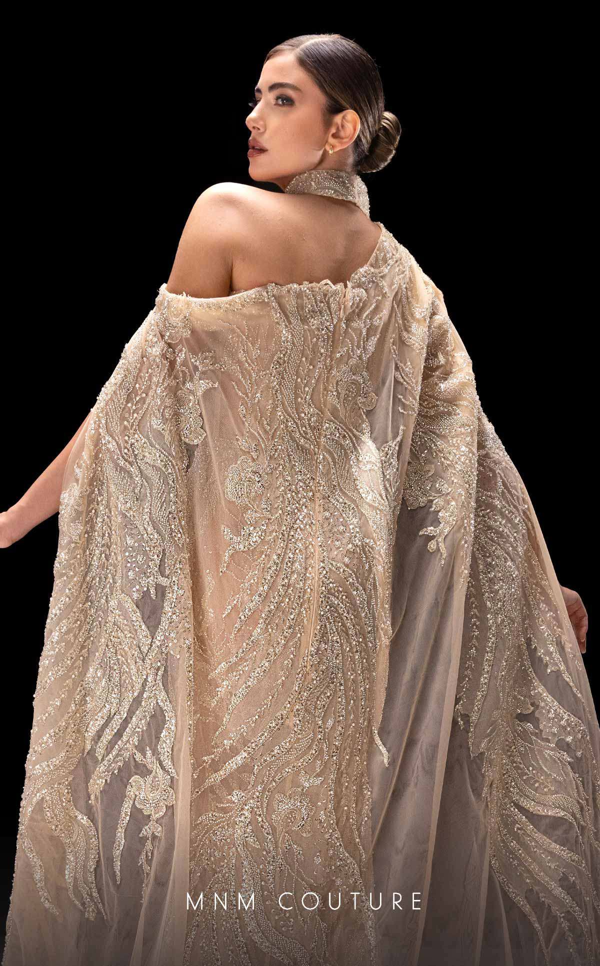 Mother of the Bride Dresses Fitted Beaded Long Formal Sequin Mother of the Bride Dress Beige