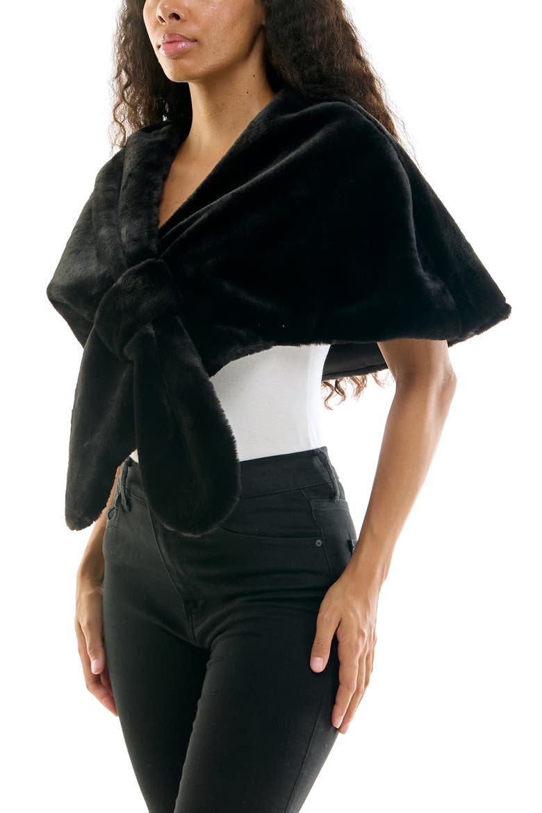 Faux Fur Stole Nina Leonard L4721AF