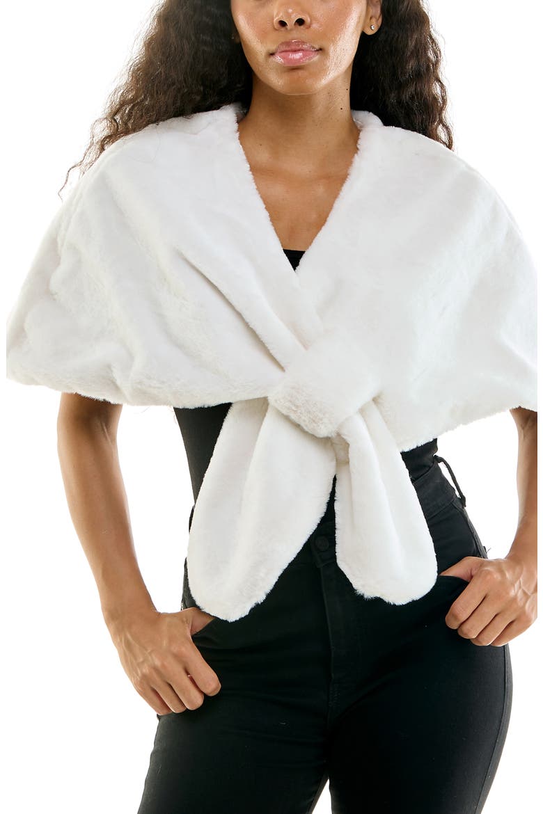 Faux Fur Stole Nina Leonard L4721AF