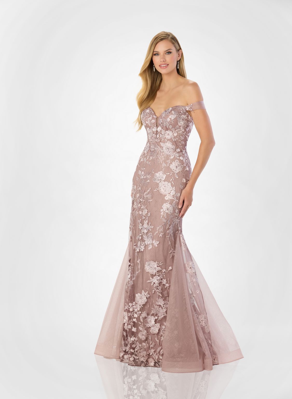 Formal Dresses Long Glitter Formal Mermaid Evening Dress Rosewood