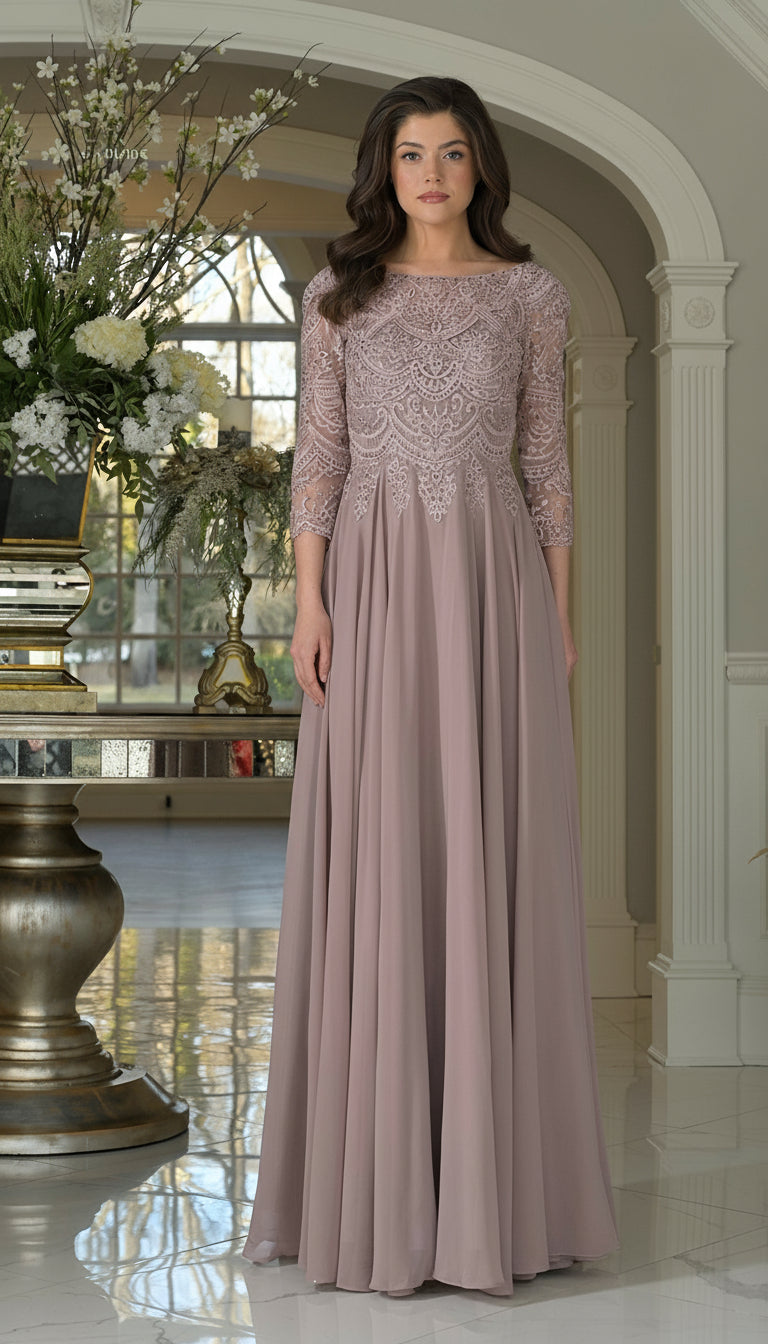 Mother of the Bride Dresses Mother of the Bride Long Formal Dress Mauve