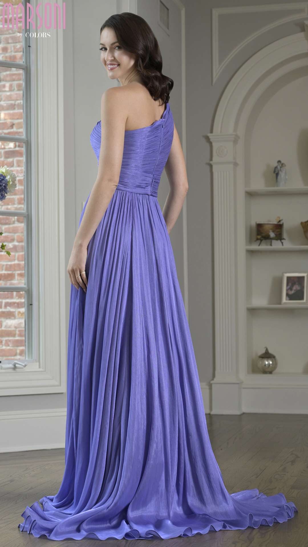 Formal Dresses Long Formal 3D Floral A Line Prom Dress Violet