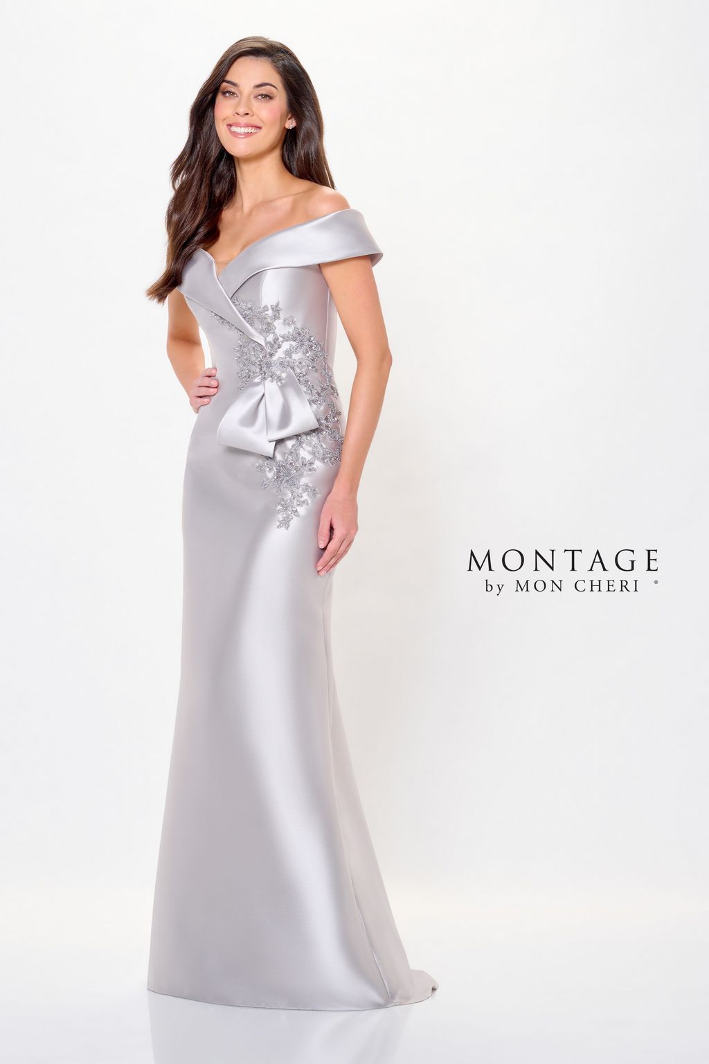Formal Dresses Beaded Formal Long Mermaid Evening Dress Silver