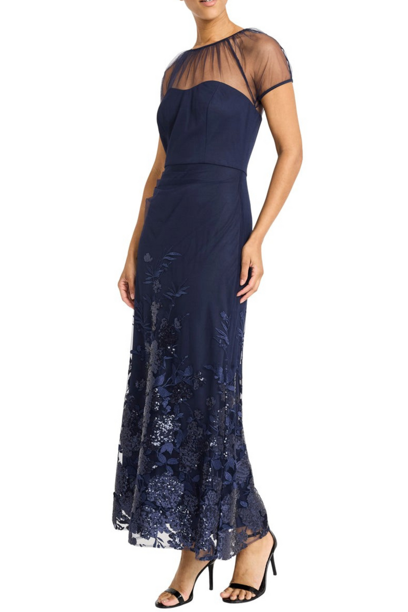Navy Dress Maggy London G5981M