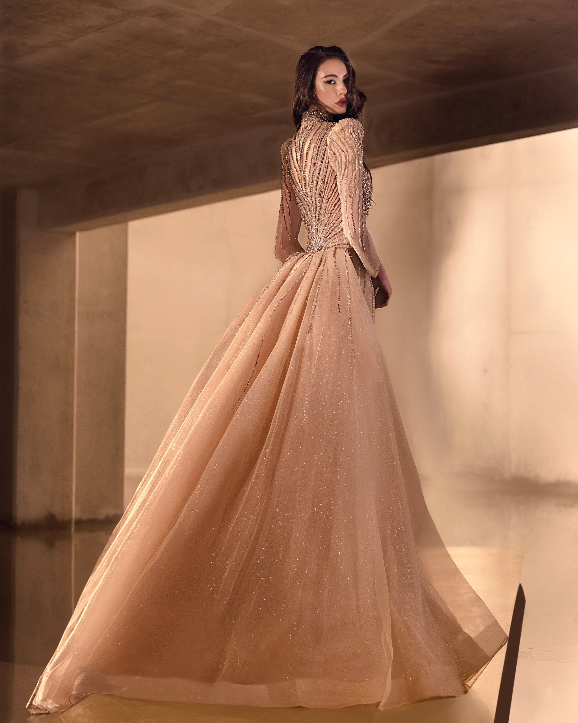 Sweetheart Floor-Length with Train Tulle Formal Mermaid Trumpet Luscious Delia LD11650 Pre Order