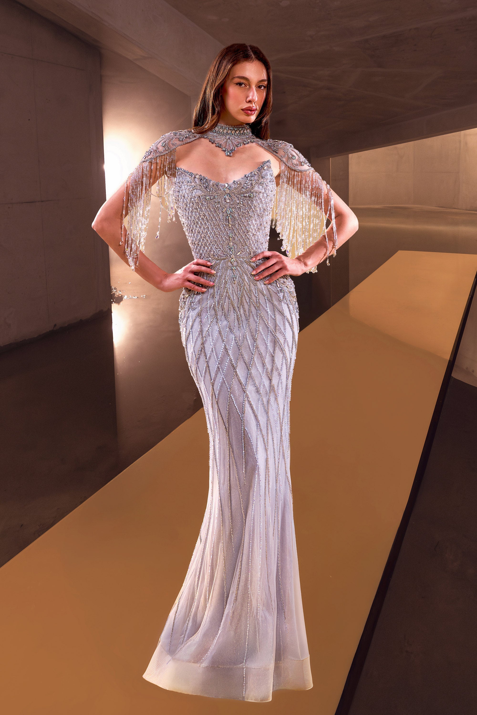 Sweetheart Floor-Length Sequin Formal Mermaid Luscious Delia LD11692 Pre Order