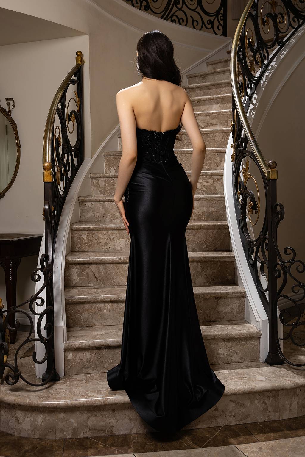 Sweetheart Floor-Length Satin Prom Mermaid/Trumpet May Queen 2186