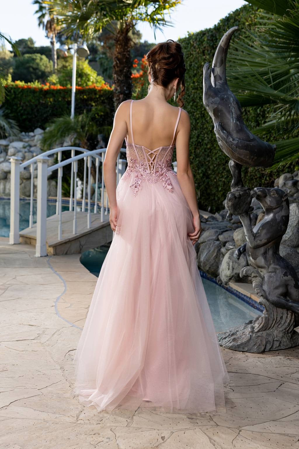 Sweetheart Floor-Length Tulle Prom A-Line May Queen 2209