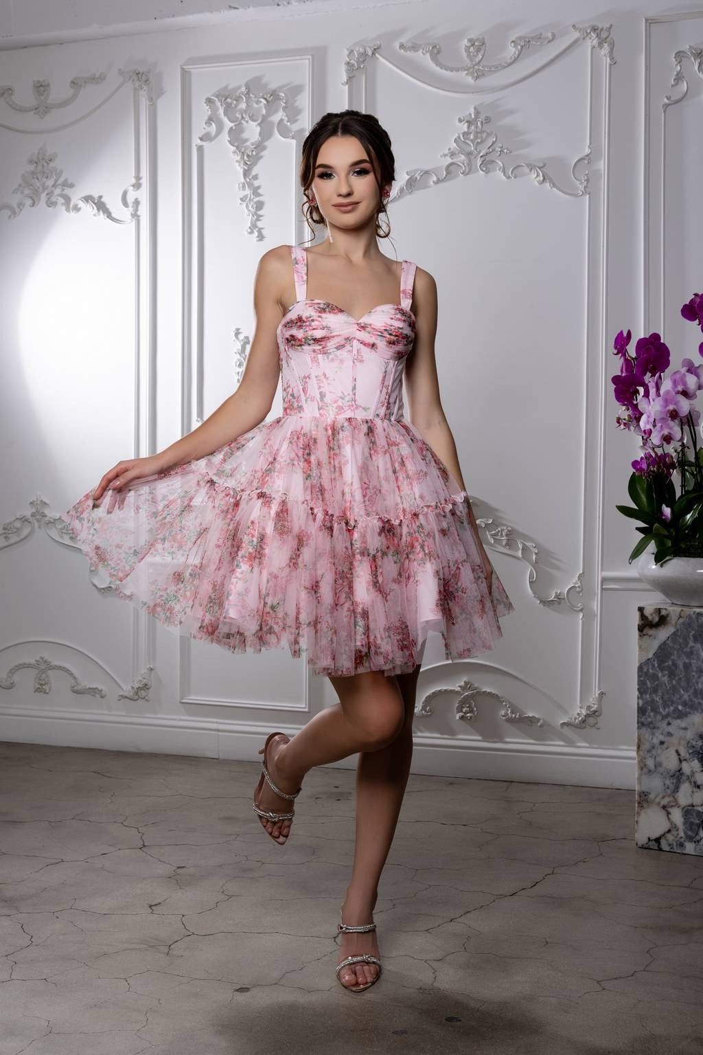 Sweetheart Mini/Short Tulle Cocktail Fit & Flare May Queen MQ2216