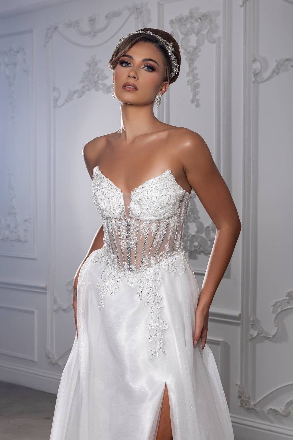 Sweetheart Floor-Length Tulle Prom A-Line May Queen 2222