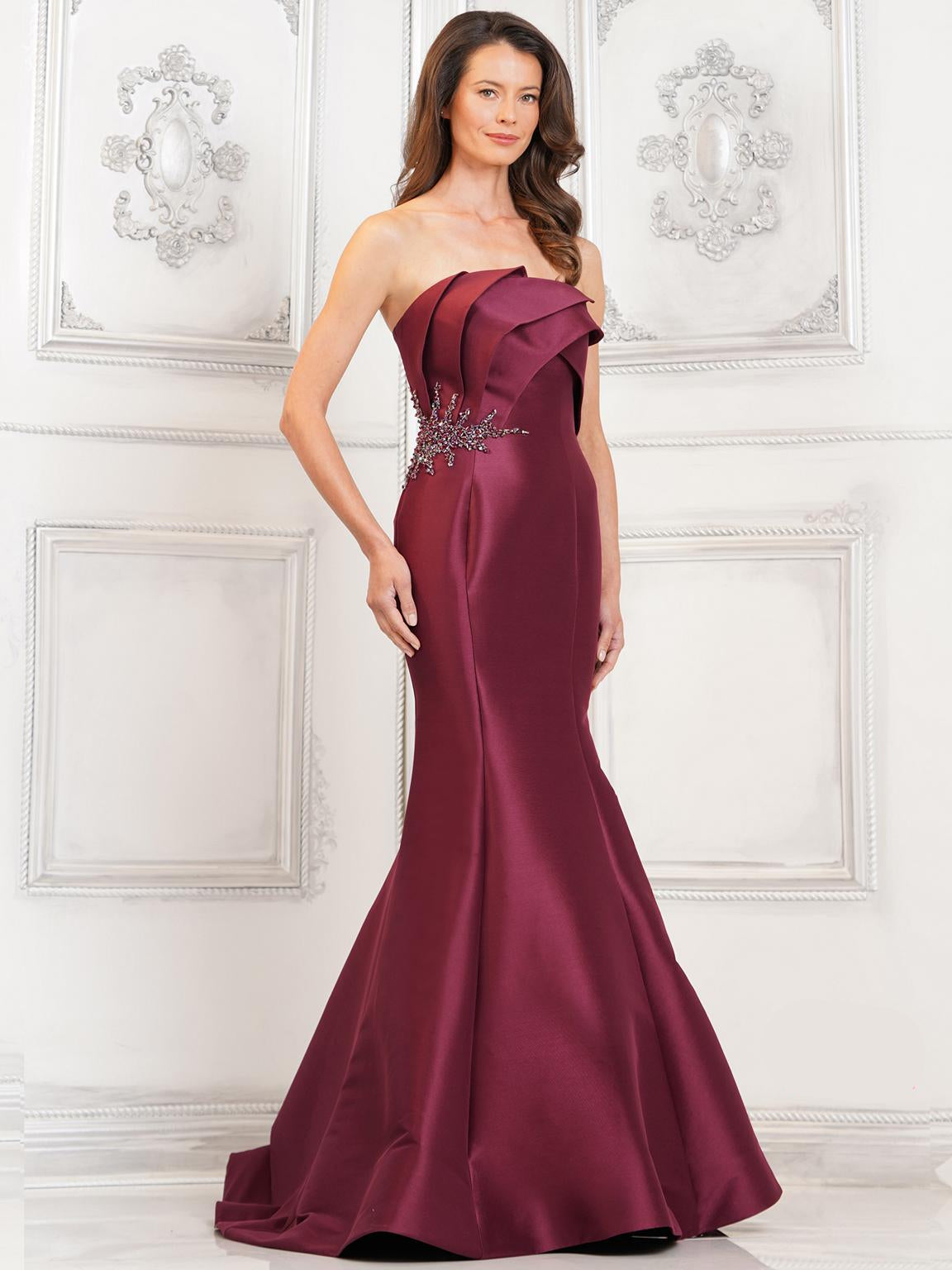 Formal Dresses Long Mermaid Formal Prom Dress Burgundy