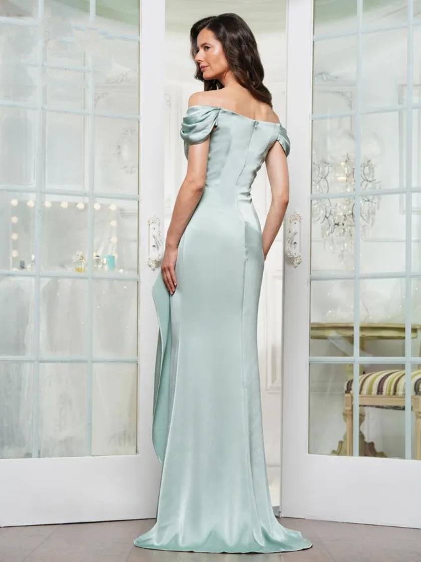 Formal Dresses Long Fitted Evening Formal Dress Sage