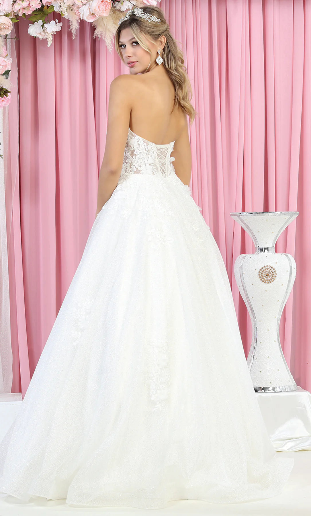 Sweetheart Floor-Length Tulle Bridal Dress Ball Gown May Queen RQ7938