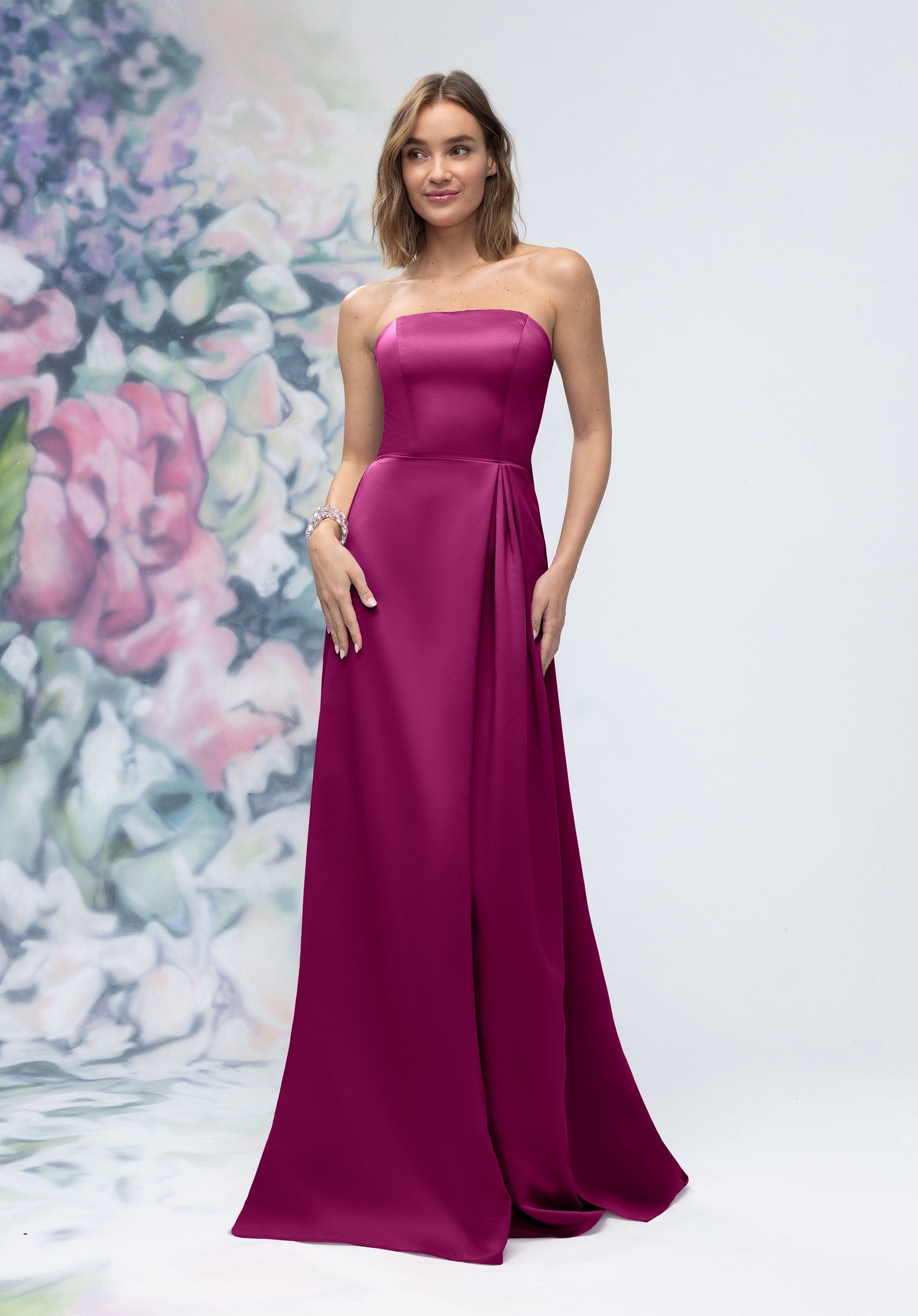 Formal Dresses Evening Formal Long Dress Mulberry-Satin-3030014-Pleated