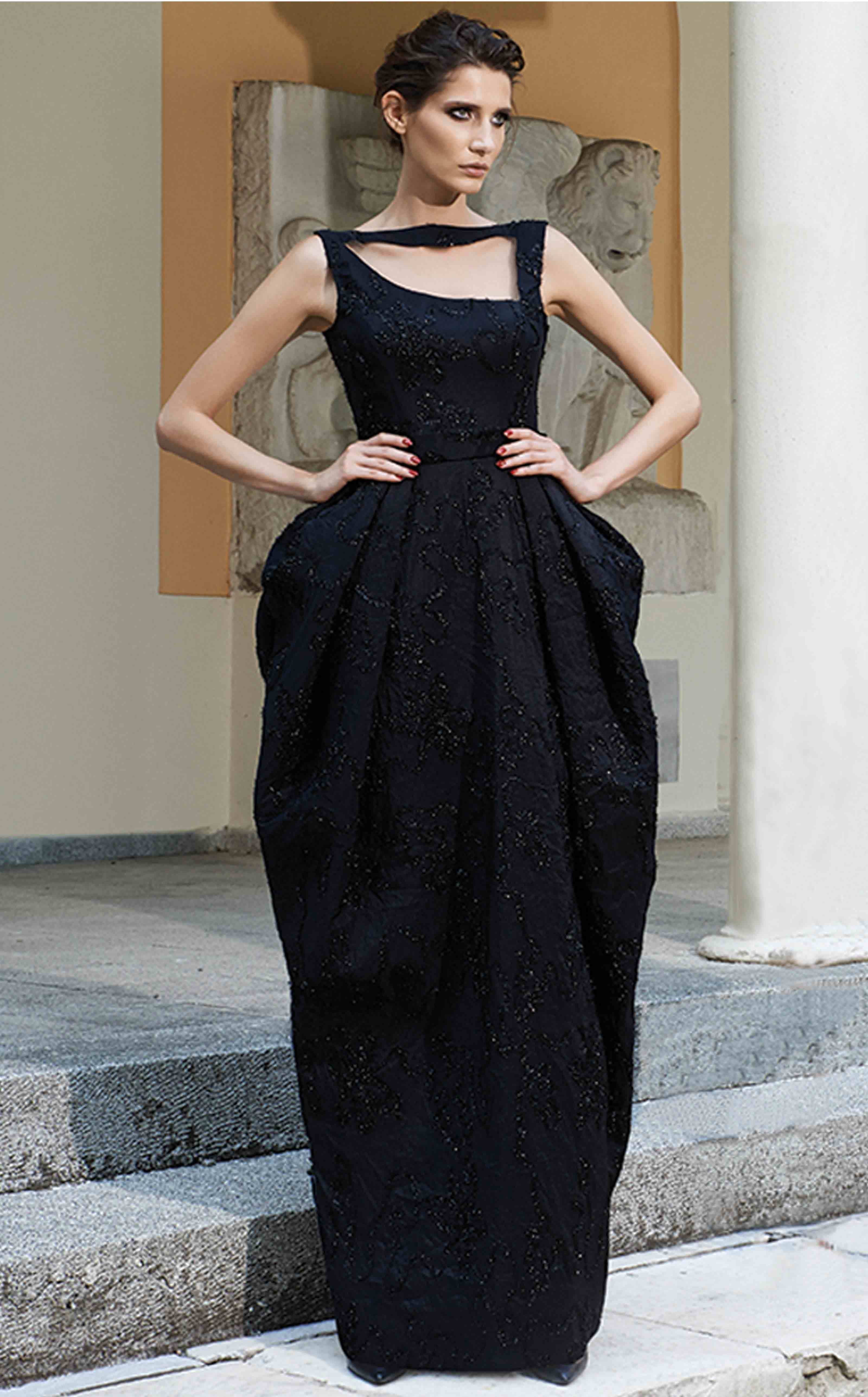 Black MNM Couture N0120 Long Lace Formal Evening Dress for $700.0 – The