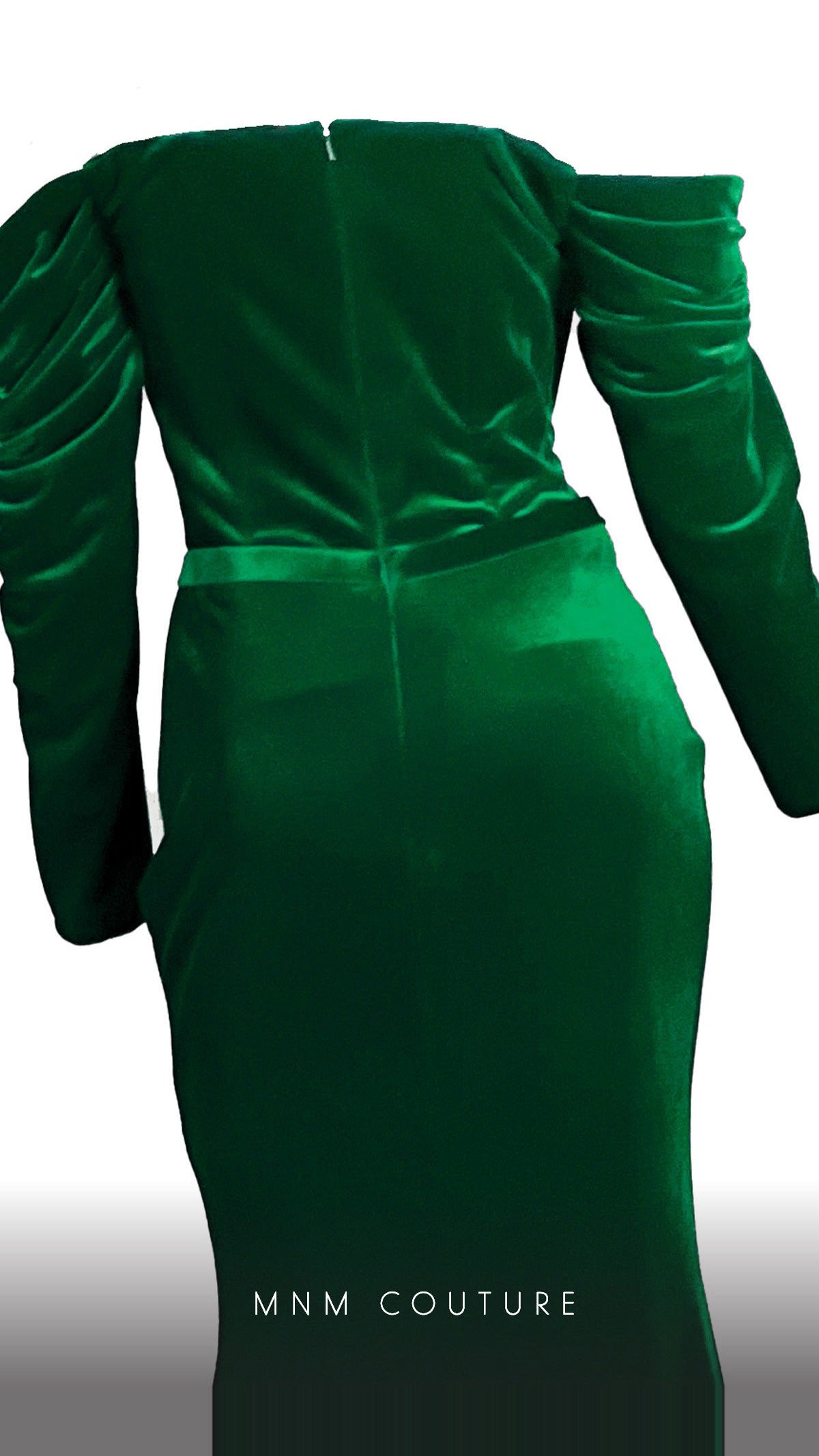 MNM Couture Off-Shoulder Velvet Mermaid Gown N0230A