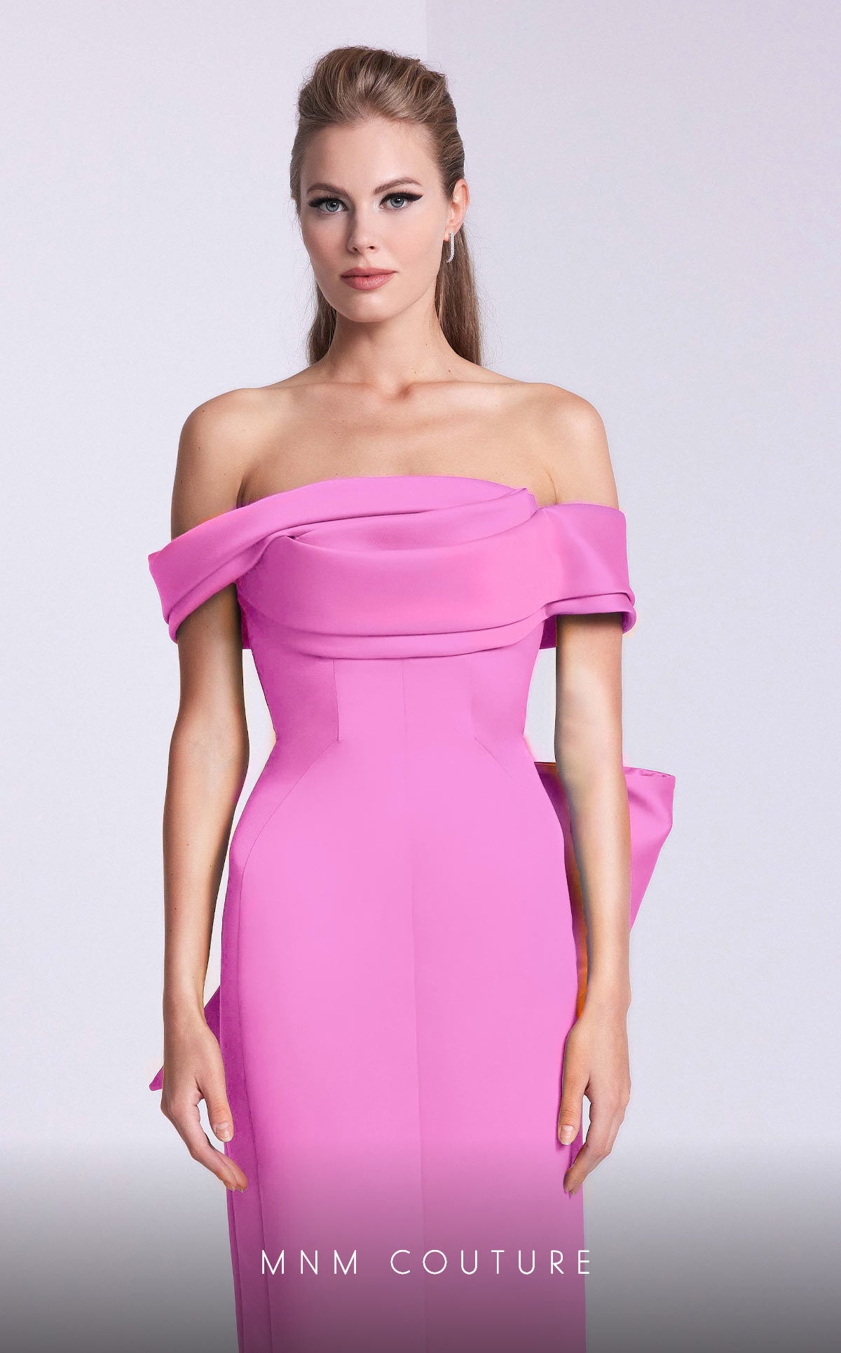 Prom Dresses Long Formal Fitted Pleated Prom Dress Pink