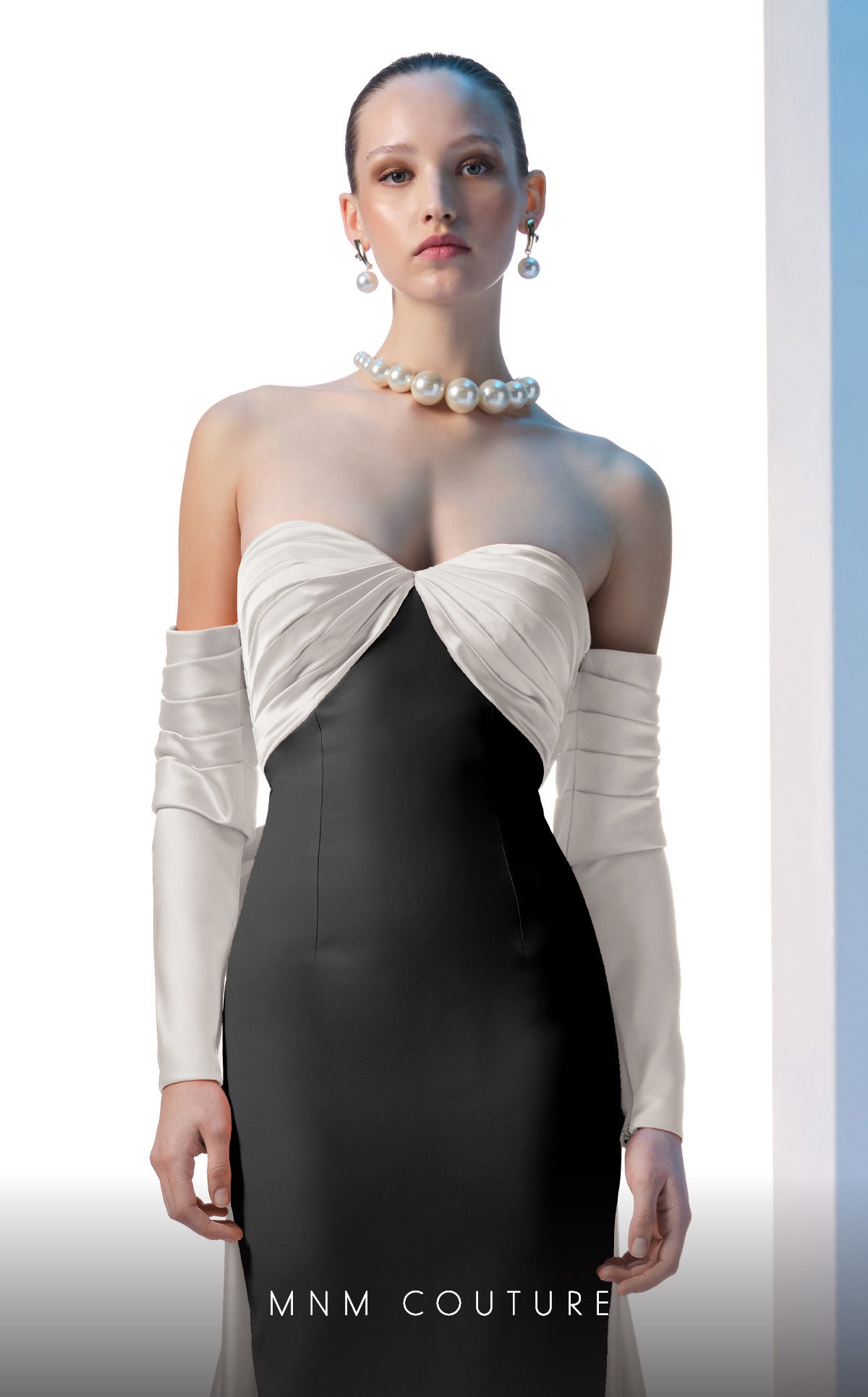 Prom Dresses Pleated Fitted Formal Long Prom Dress Black