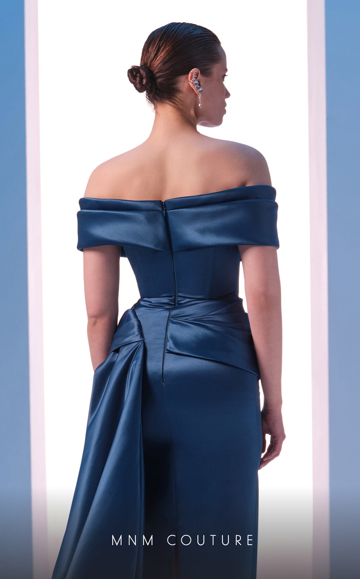 Mother of the Bride Dresses Pleated Fitted Long Formal Mother of the Bride Dress Petrol