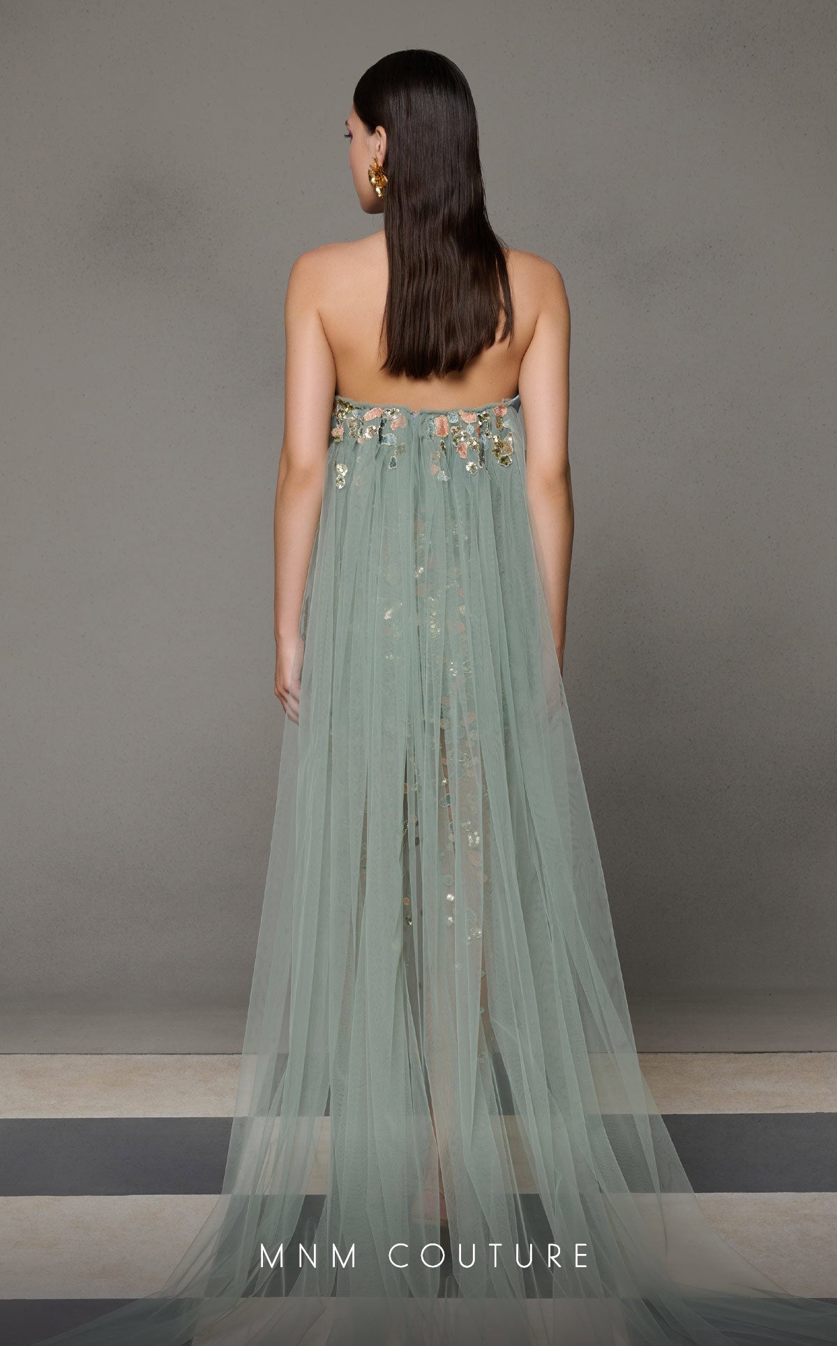 Prom Dresses Long Formal Prom Sequin Evening Dress MNM Couture N0625 Mint