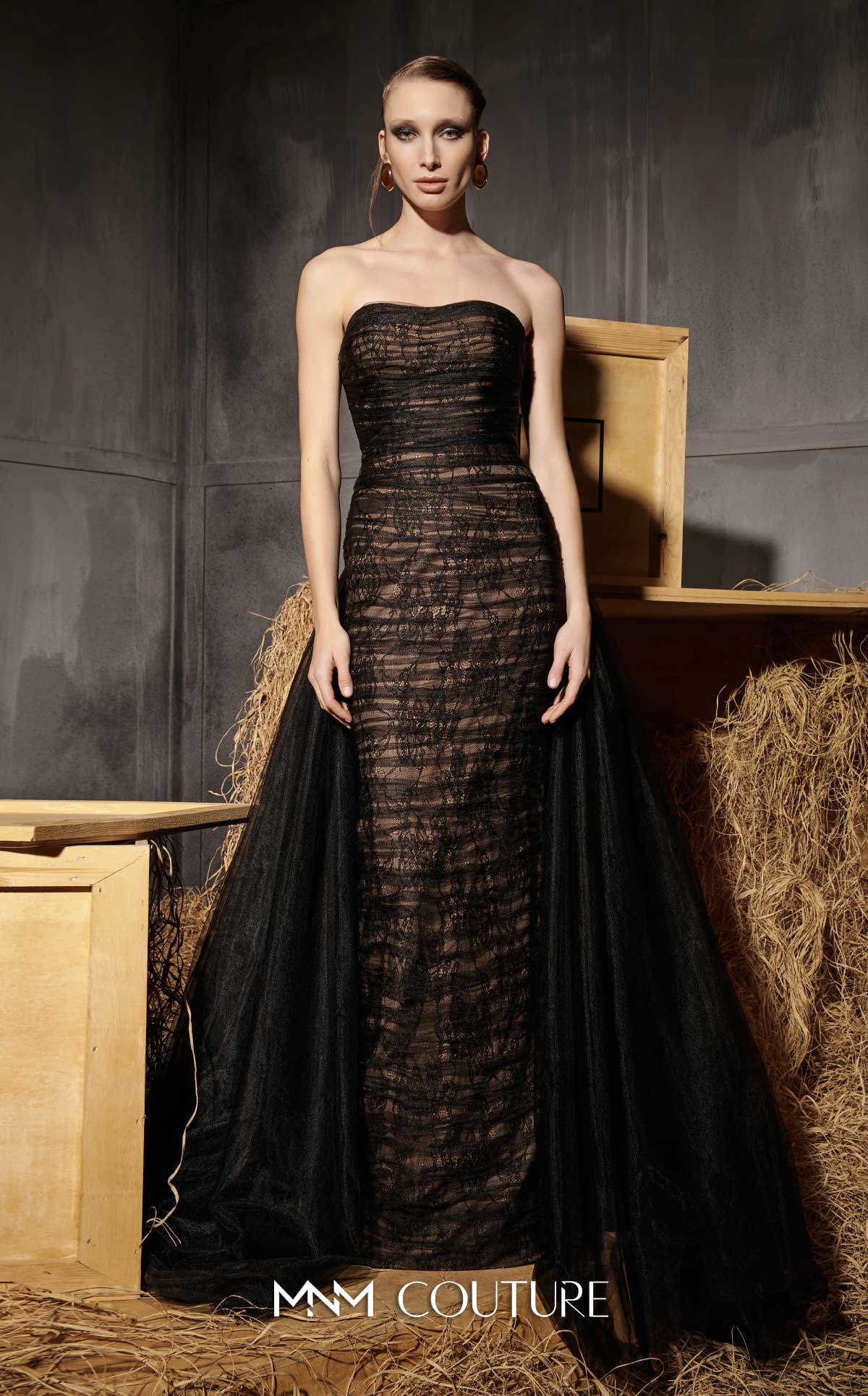 Prom Dresses Fitted Formal Long Lace Prom Dress Black