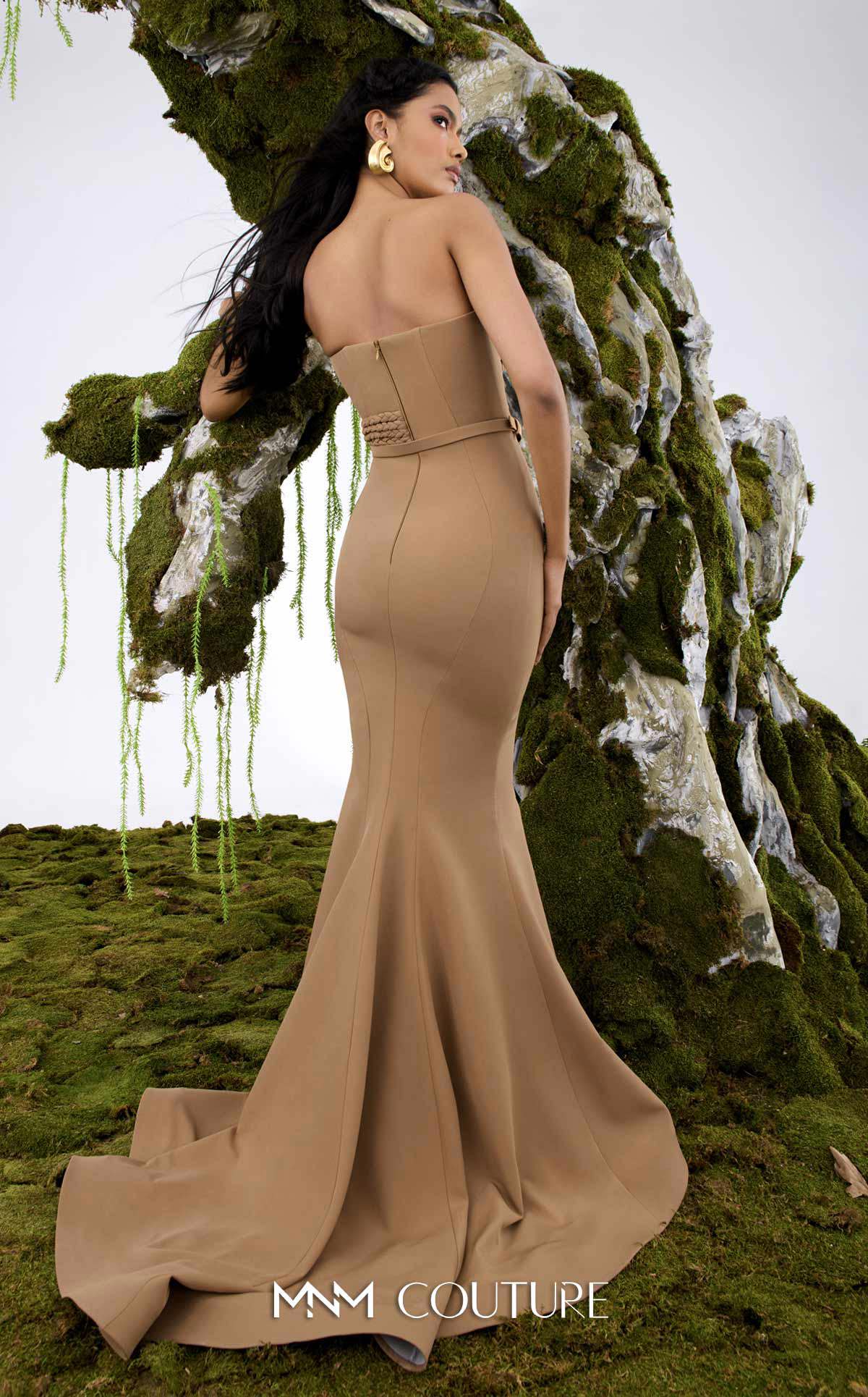 Prom Dresses Long Formal Mermaid Prom Dress MNM Couture N0676 Brown