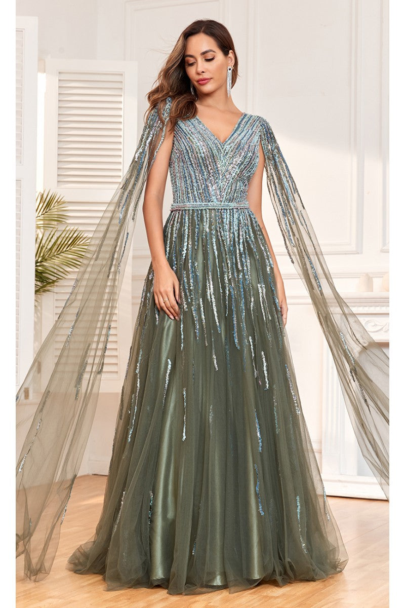 Formal Dresses Long A Line Formal Evening Dress Green