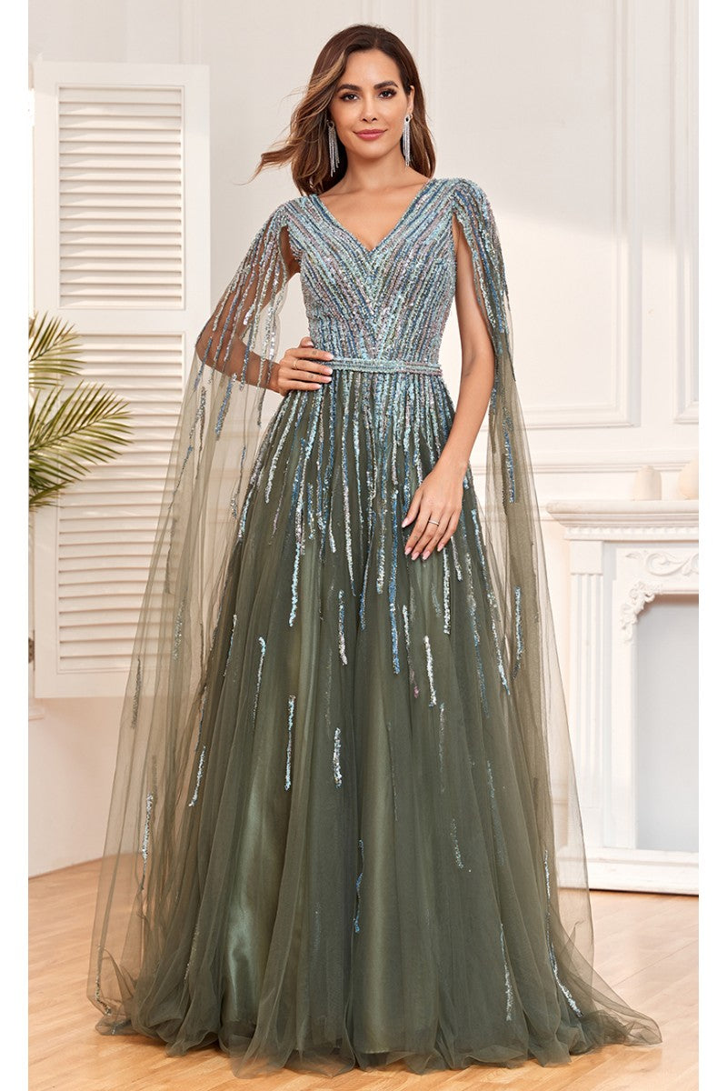 Formal Dresses Long A Line Formal Evening Dress Green