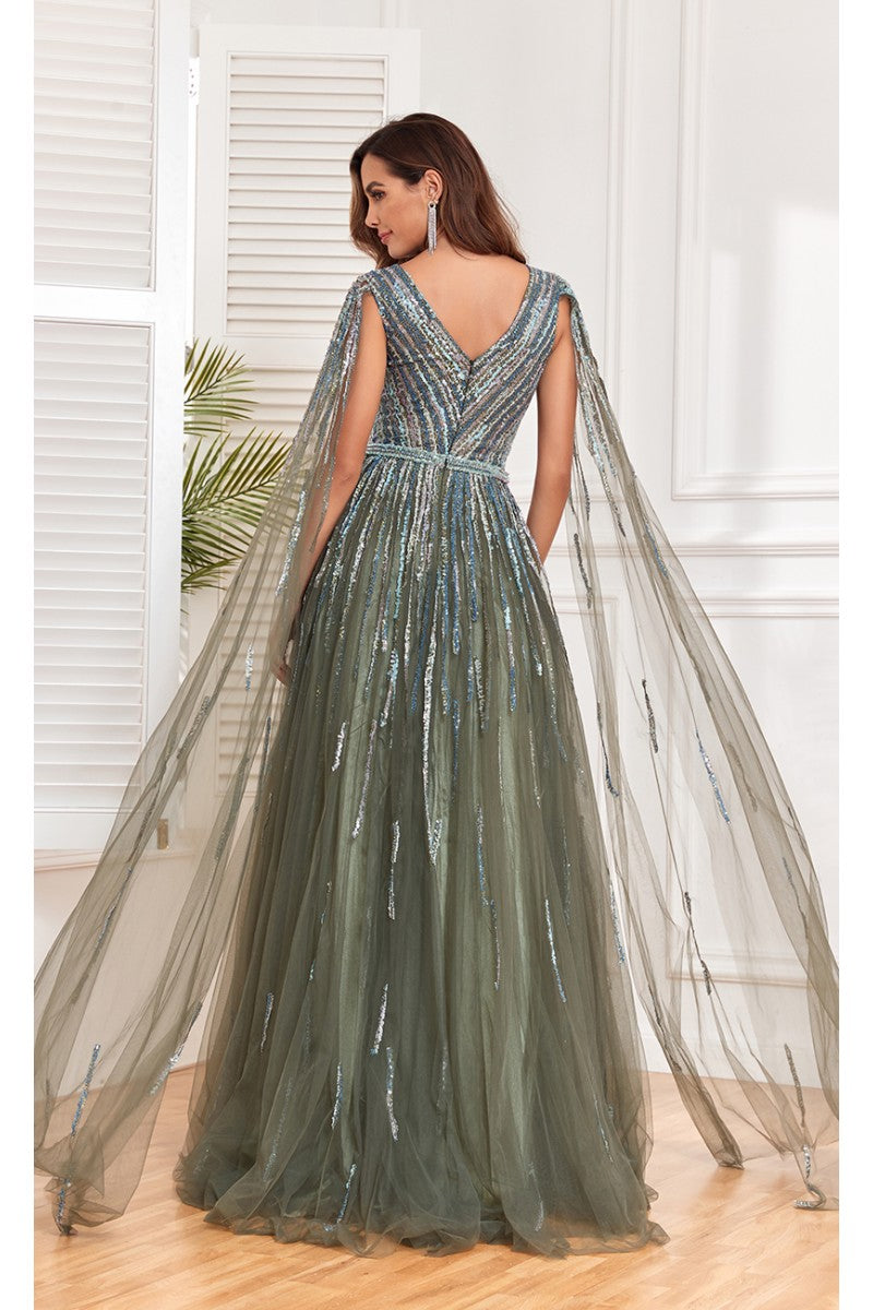 Formal Dresses Long A Line Formal Evening Dress Green