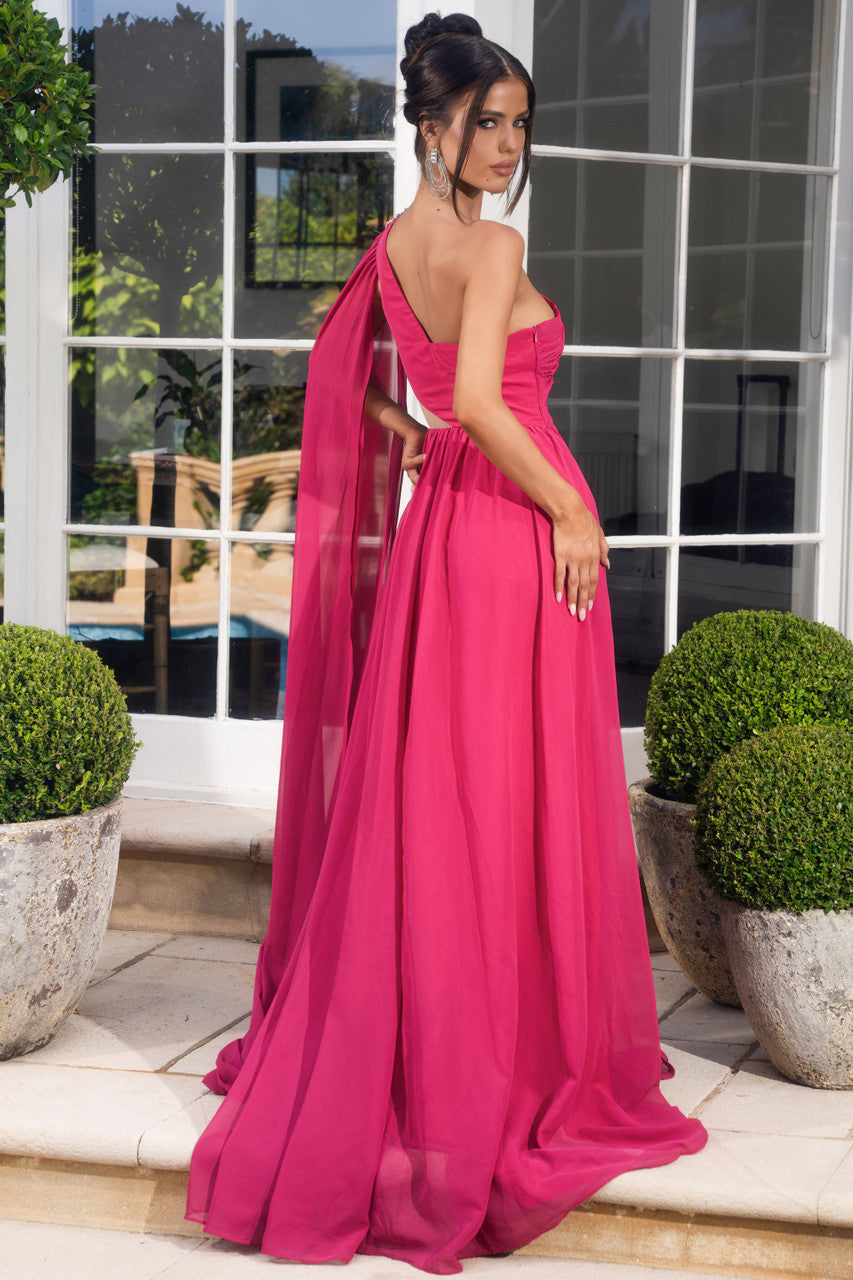 Prom Dresses Long A Line Evening Formal Prom Dress Hot Pink