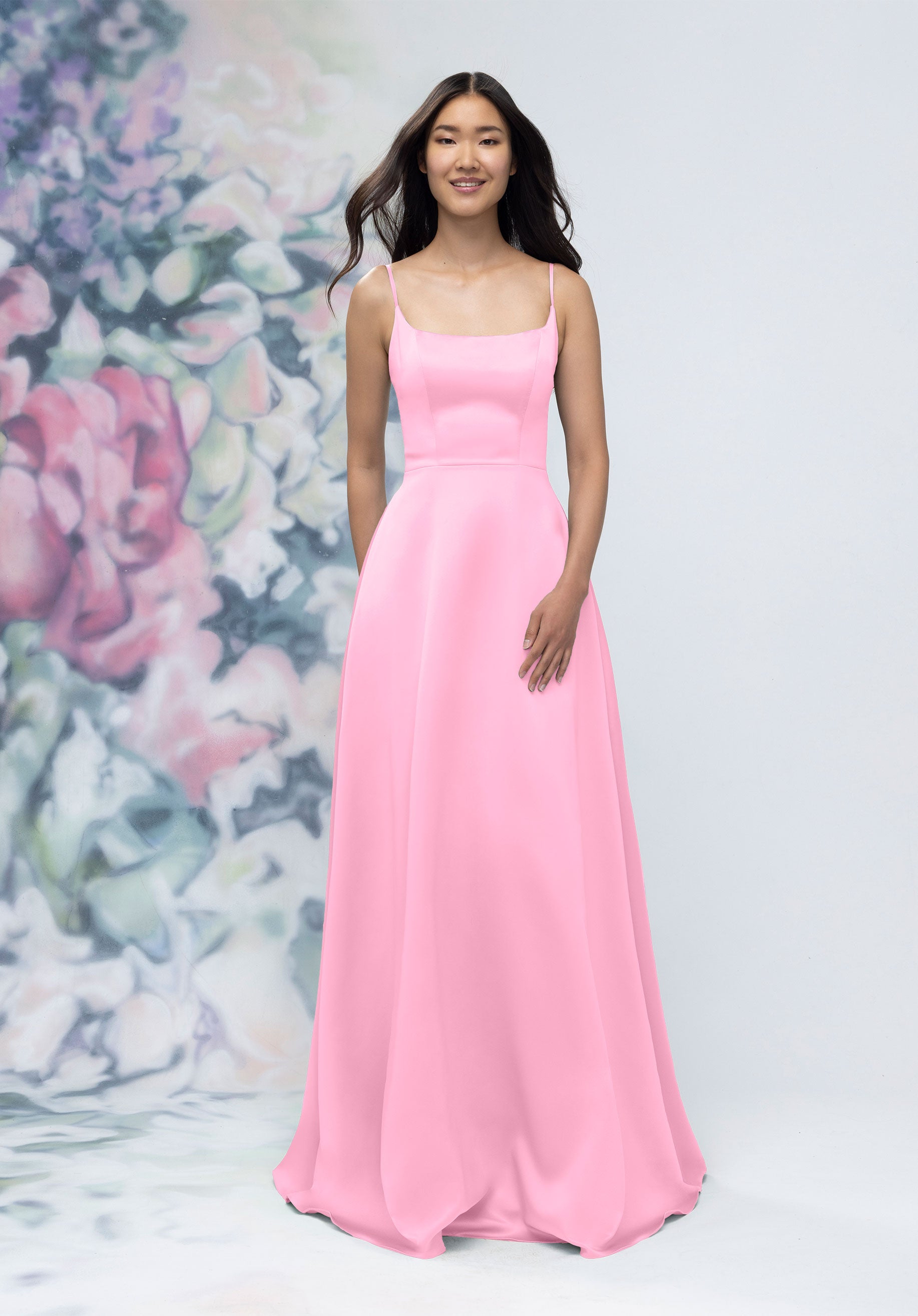 Formal Dresses Long Formal A Line Gown Peony-Satin-3030017-A Line