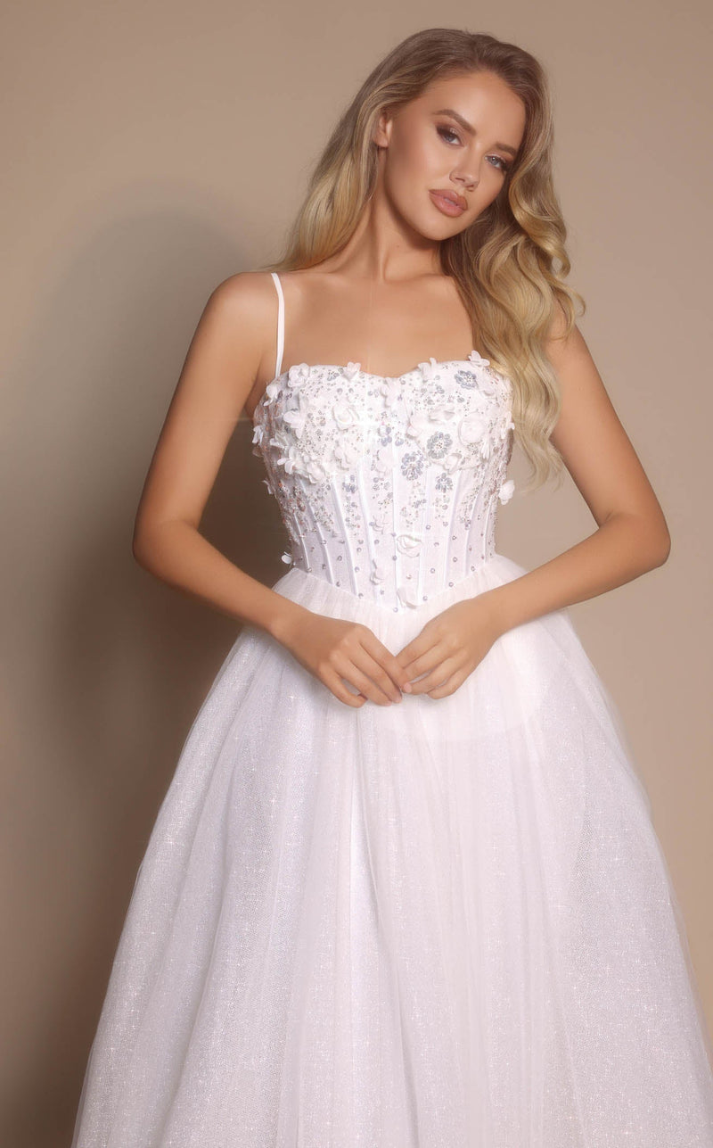 Wedding Dresses Corset Beaded Bridal Wedding Dress Ivory