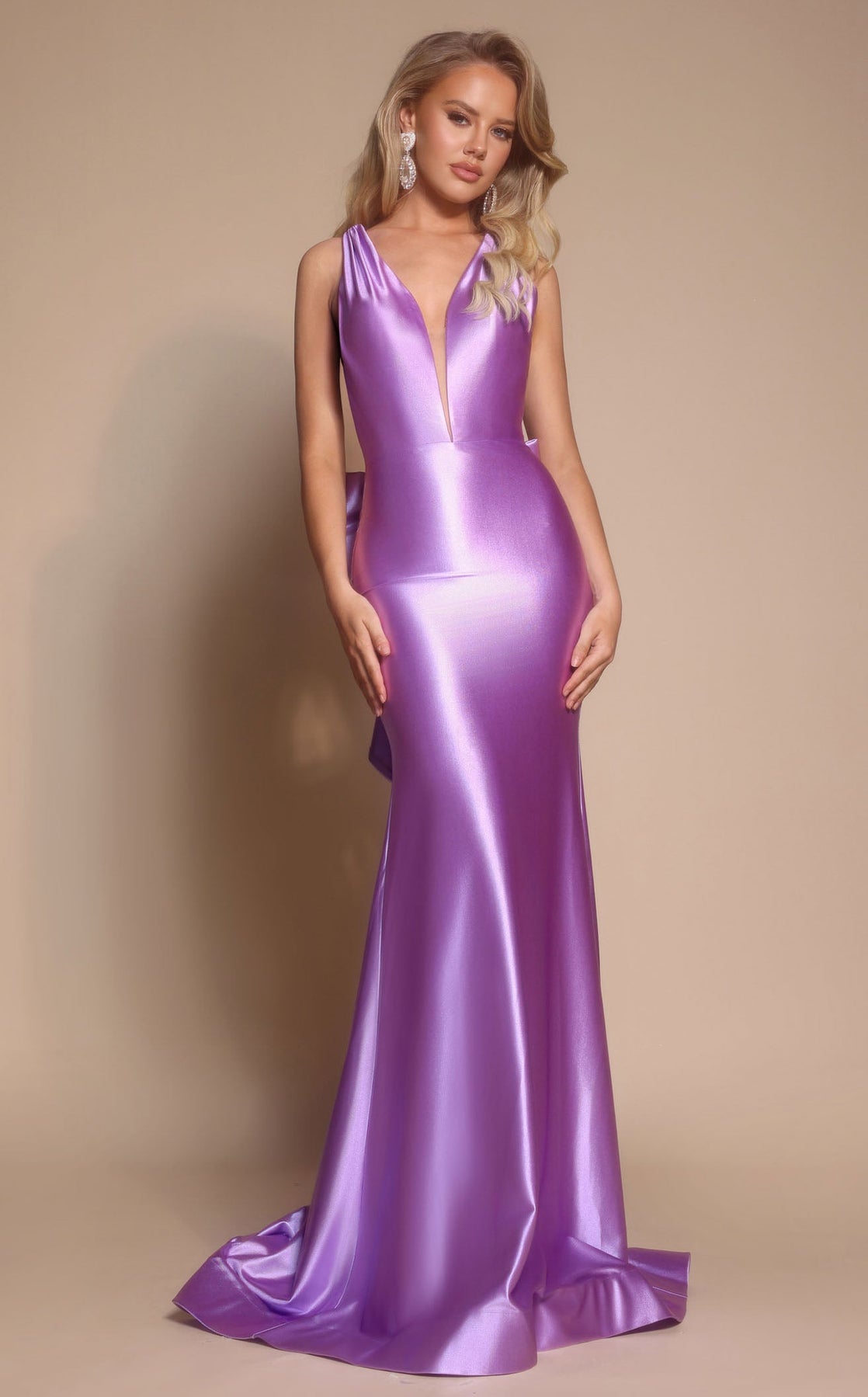 Prom Dresses Mermaid Long Formal Prom Dress Lavender